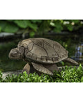 Cast Stone Large Sea Turtle, Verde B618