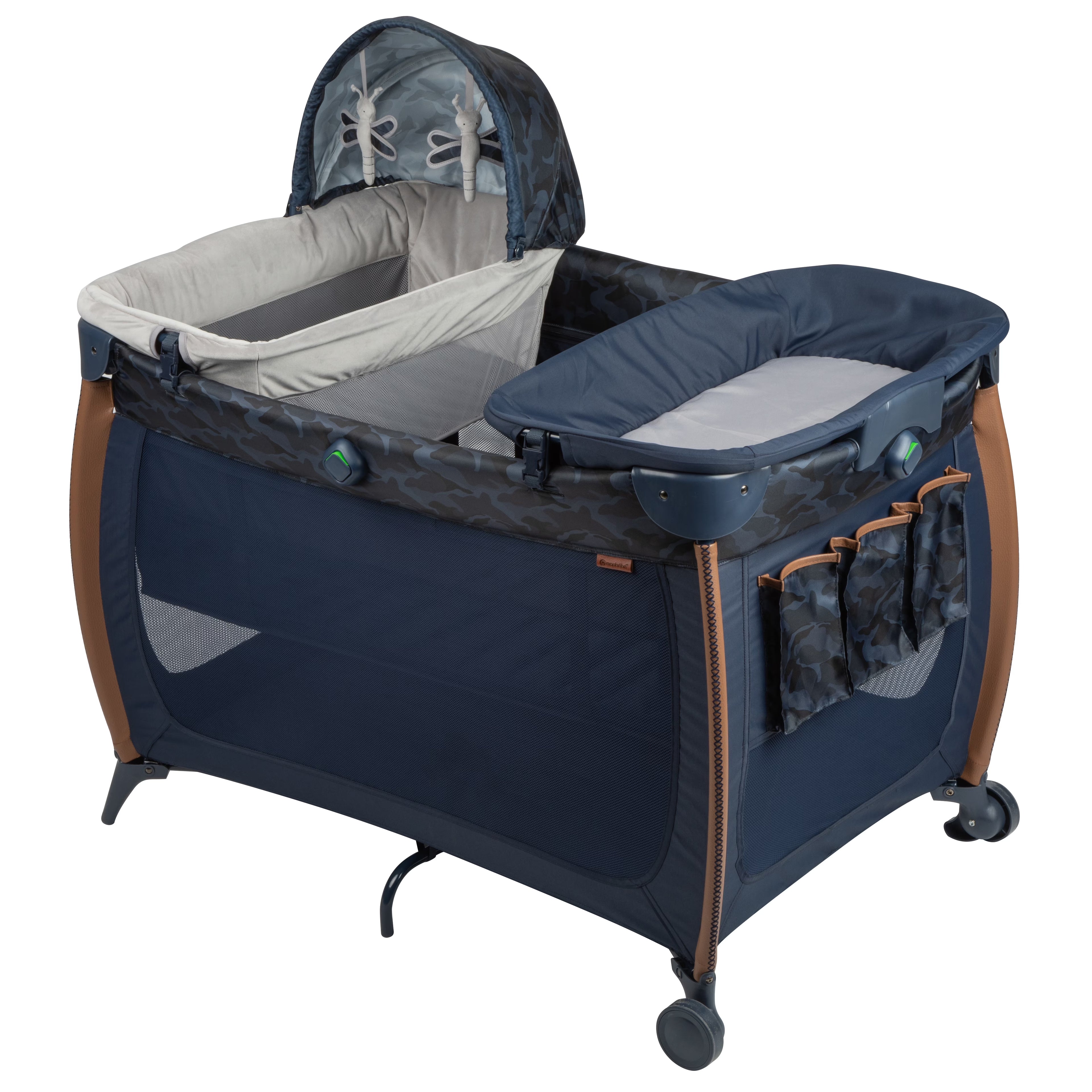 Camo Baby Play Yard with Bassinet and Changer B598
