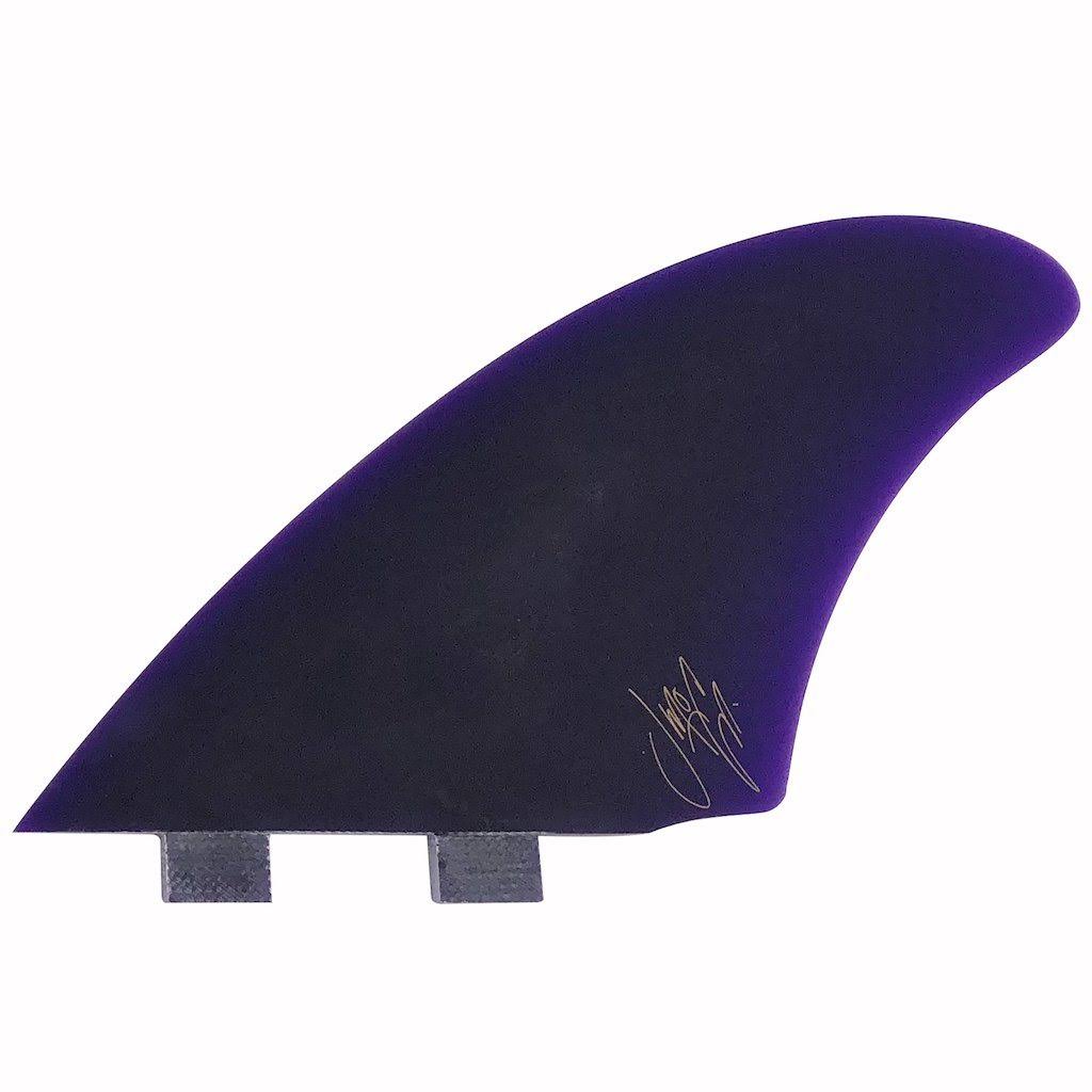 Purple Keel Glass Twin Tab Surfboard Fin F749