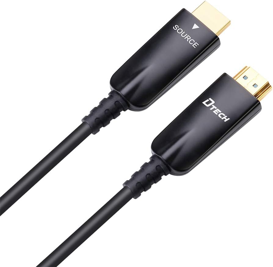 75ft Fiber Optic HDMI Cable, 4K 30Hz, Black O12238