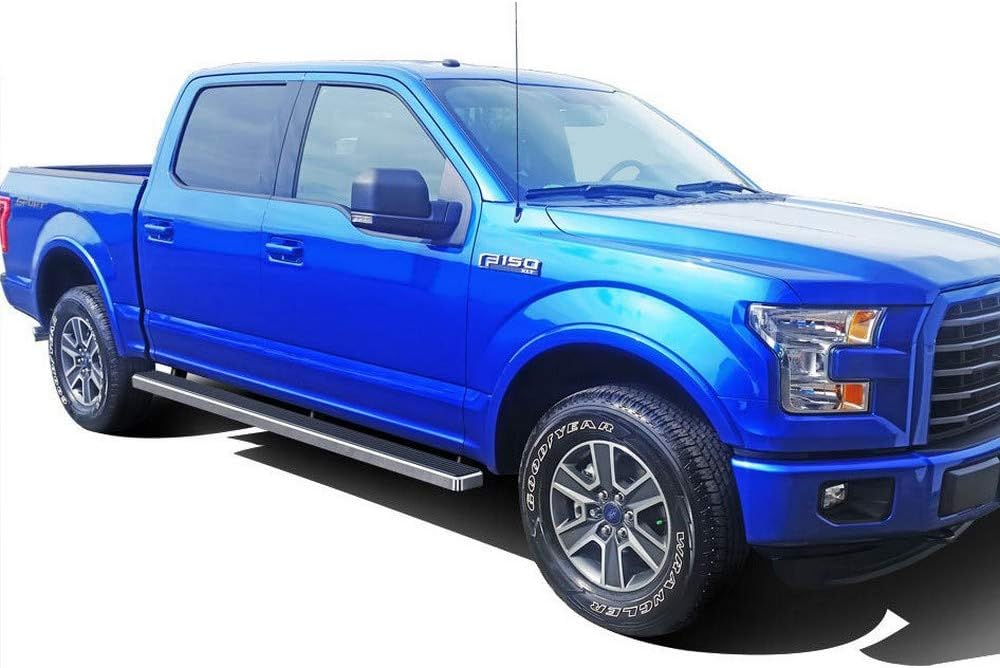 4in Running Boards for Ford F150 SuperCrew Cab M9841