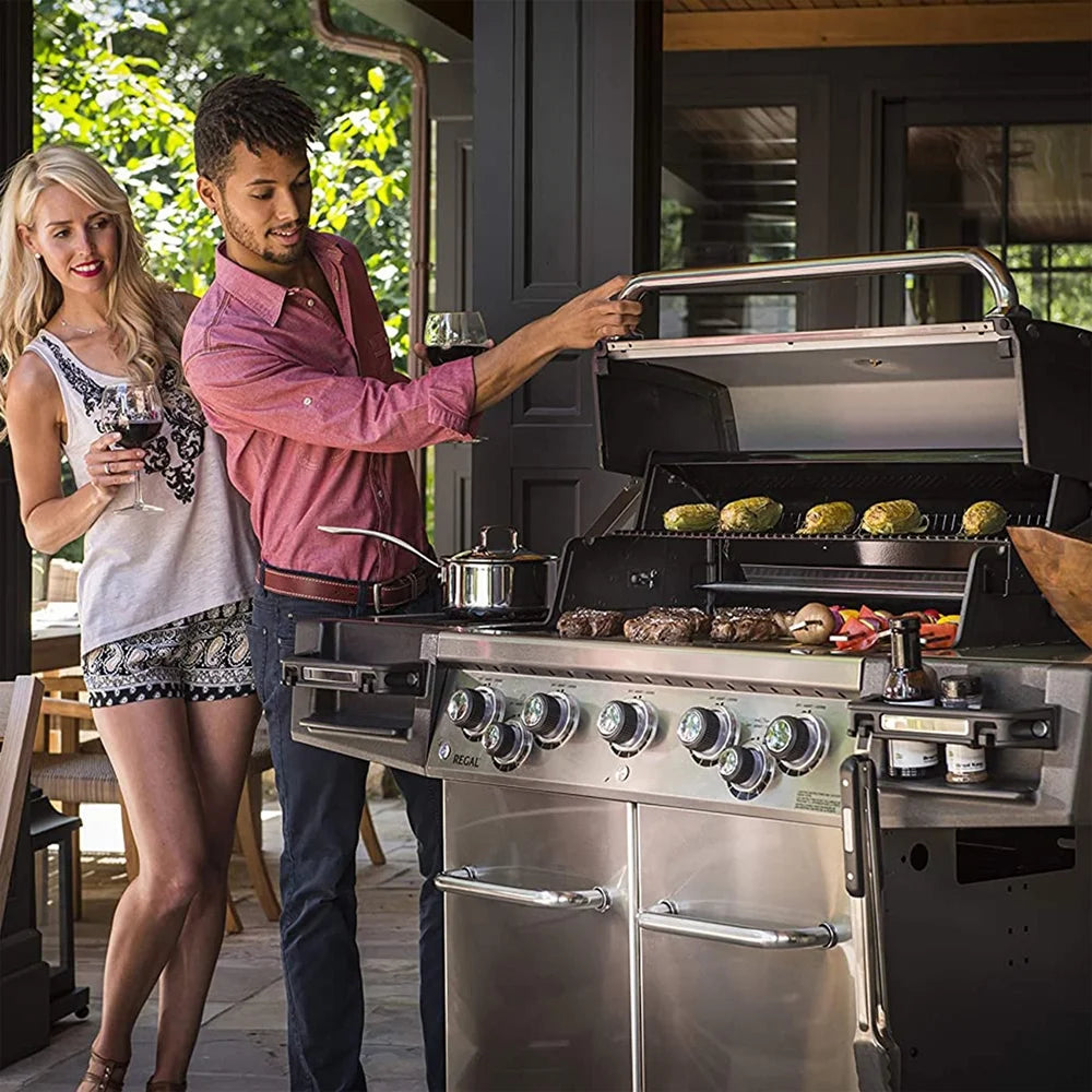 5-Burner Propane Gas Grill with Stainless Steel Grill Cover R85147