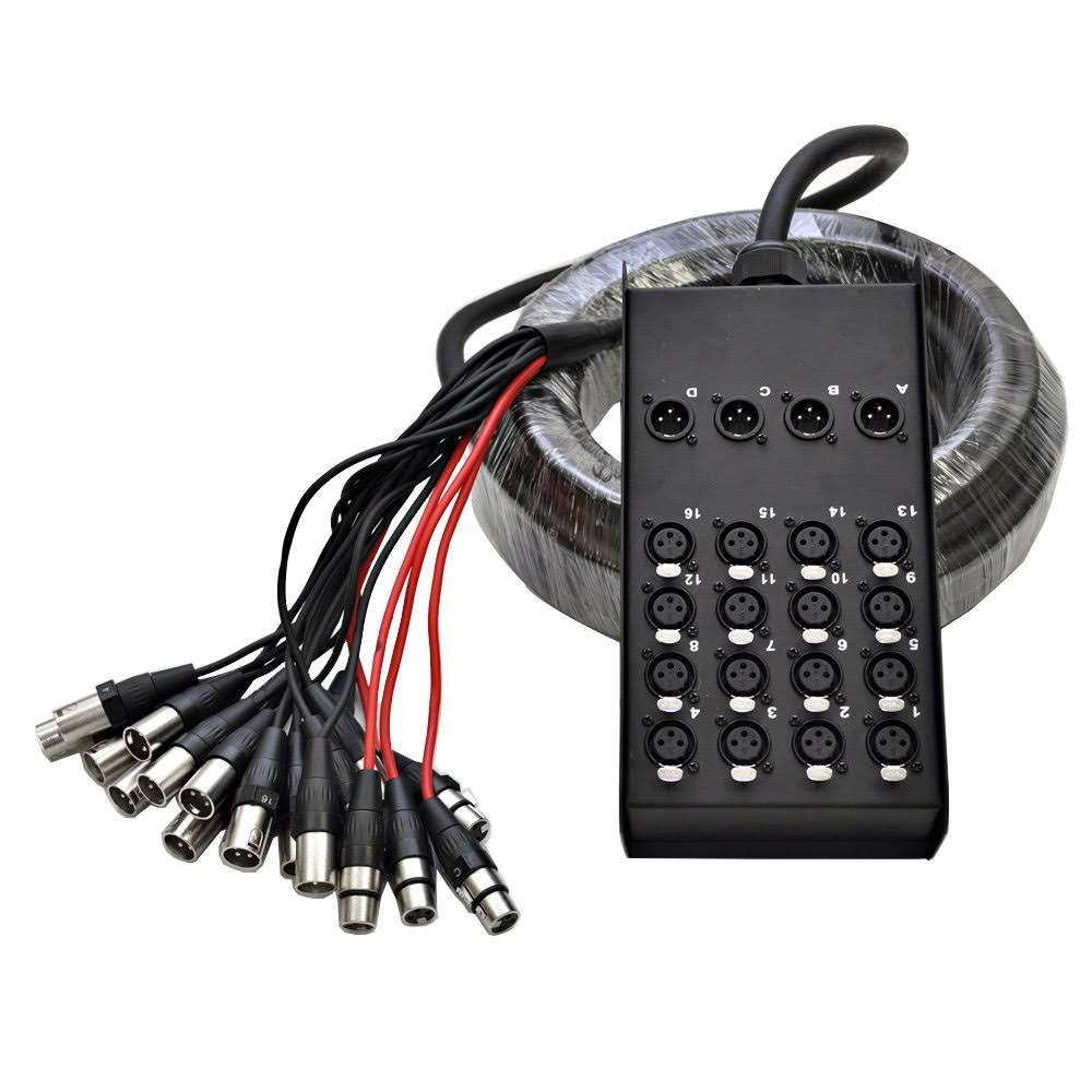 16-Channel XLR Snake Cable 50-Feet D486312
