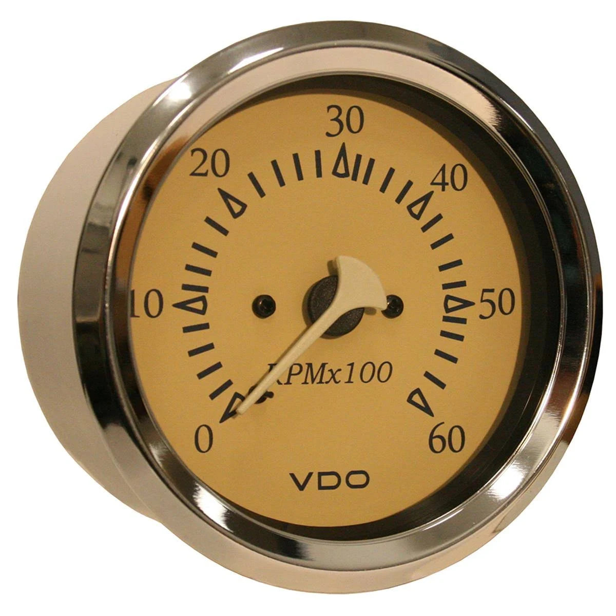 Teak 6000rpm 3-3/8x22 (85mm) Sterndrive Tachometer 12V J607