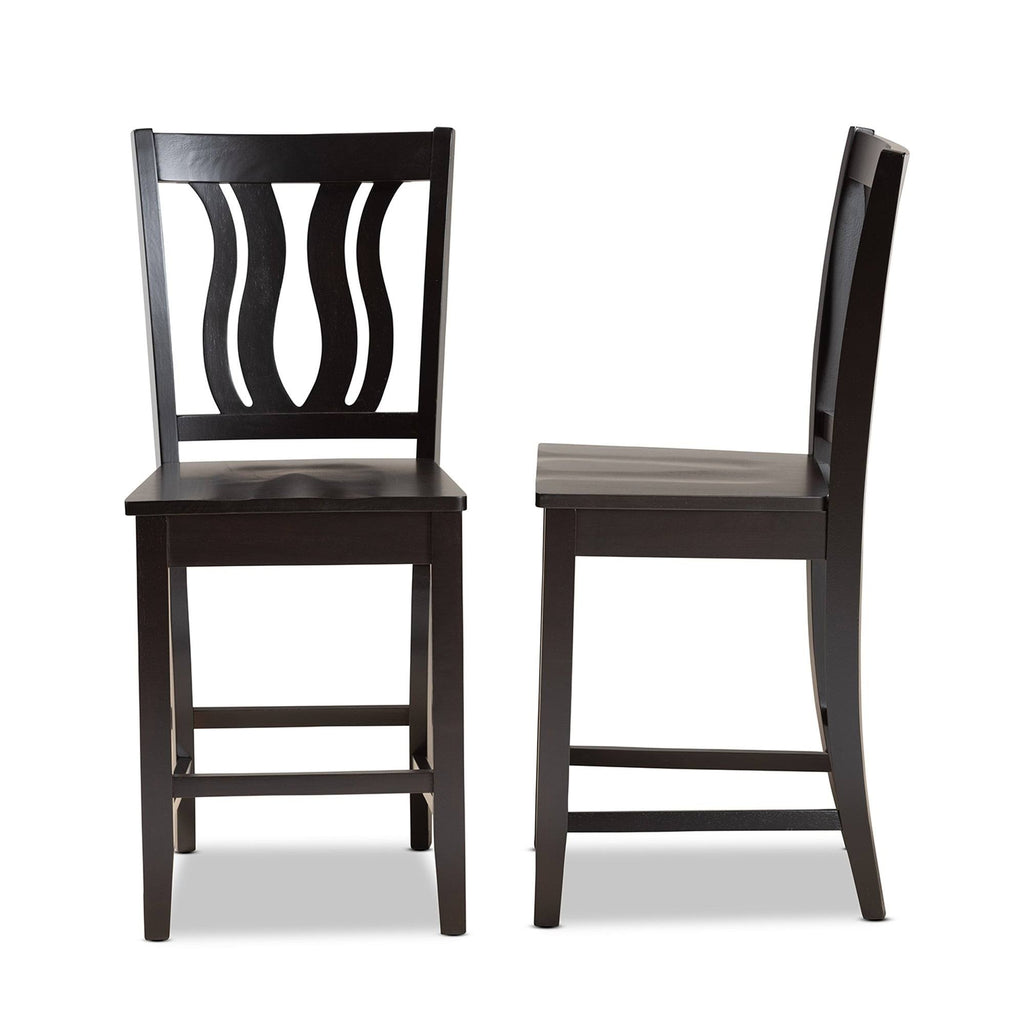 2-Piece Counter Stool Set - Espresso M216