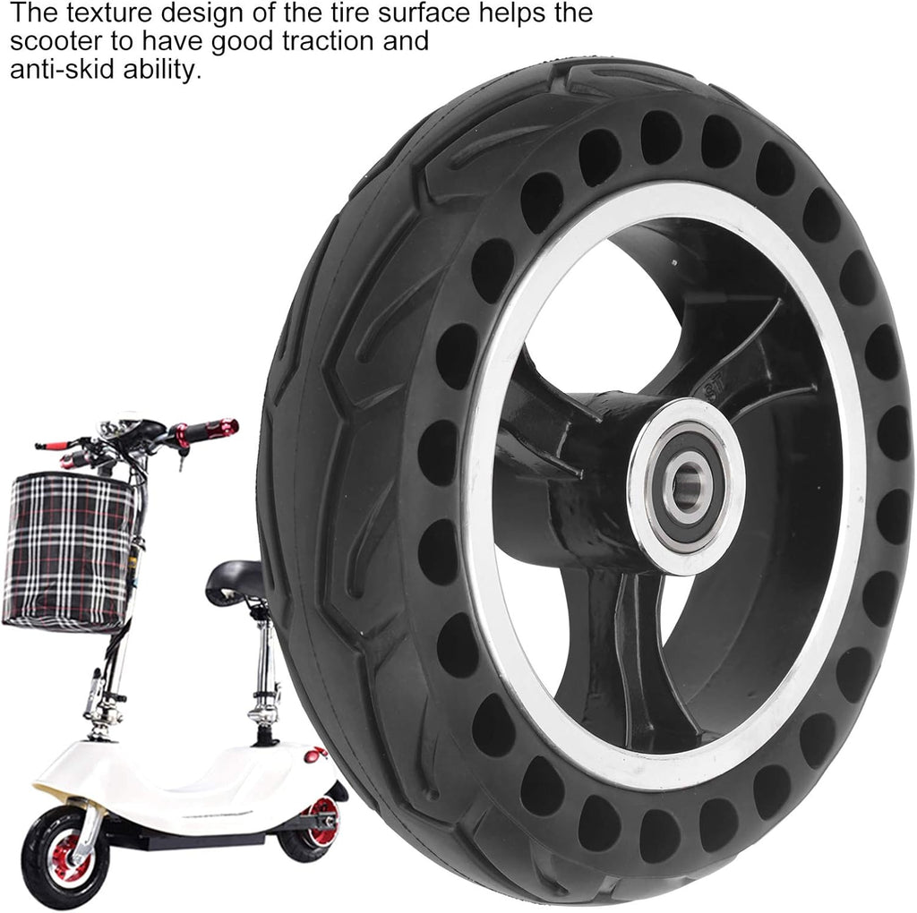 200x50 Solid Rubber Wheel with 8-inch Hub, Pack of 2 O720