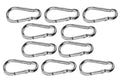 316 Stainless-Steel Carabiners Snap Hook (2pcs) X487547