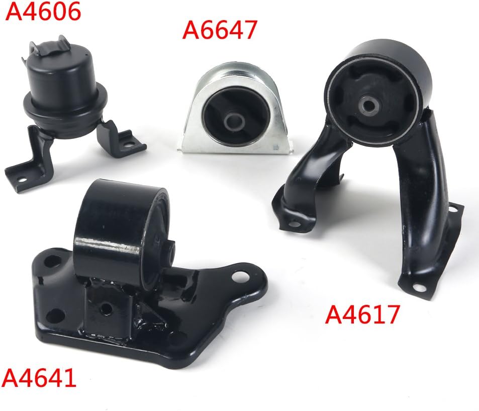4PCS Trans Engine Motor Mount Kit for Mitsubishi Lancer 2.0L O962
