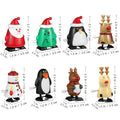8pcs Christmas Clockwork Wind Up Toys Y545