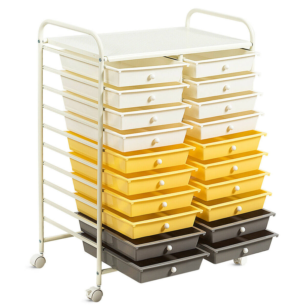 20 Storage Drawers Rolling Cart T3318