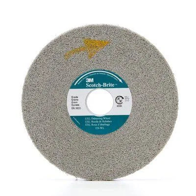 3M Scotch-Brite EXL Deburring Wheel, 4 in x 1-5/8 in x 1 in, 2 per Case D532954