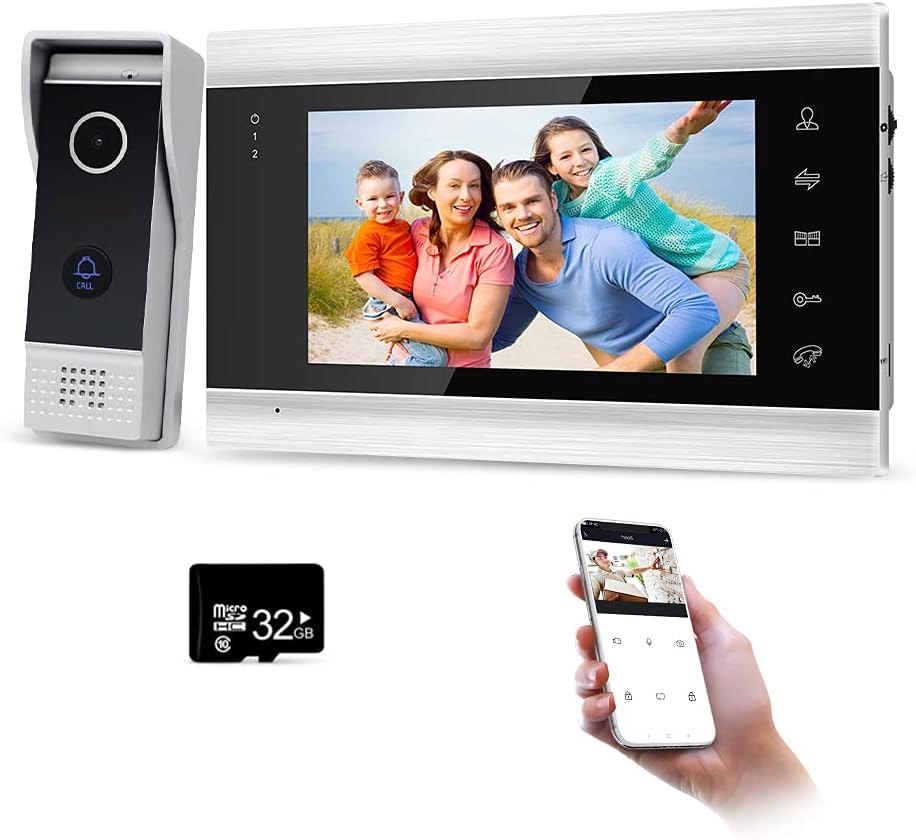 7 Inch WiFi Video Doorbell with 720P Camera M2657