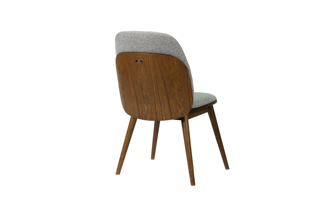Mid Century Modern Solid Wood Side Chairs (Set of 2) Q48806