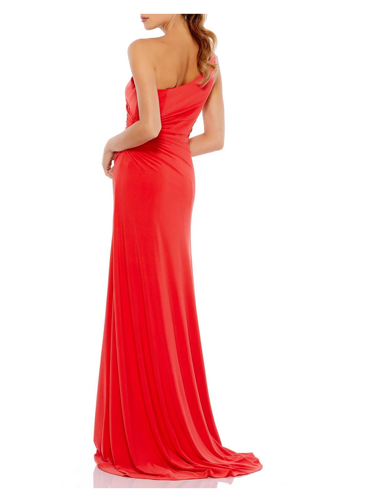 One Shoulder Ruched Evening Dress B845819