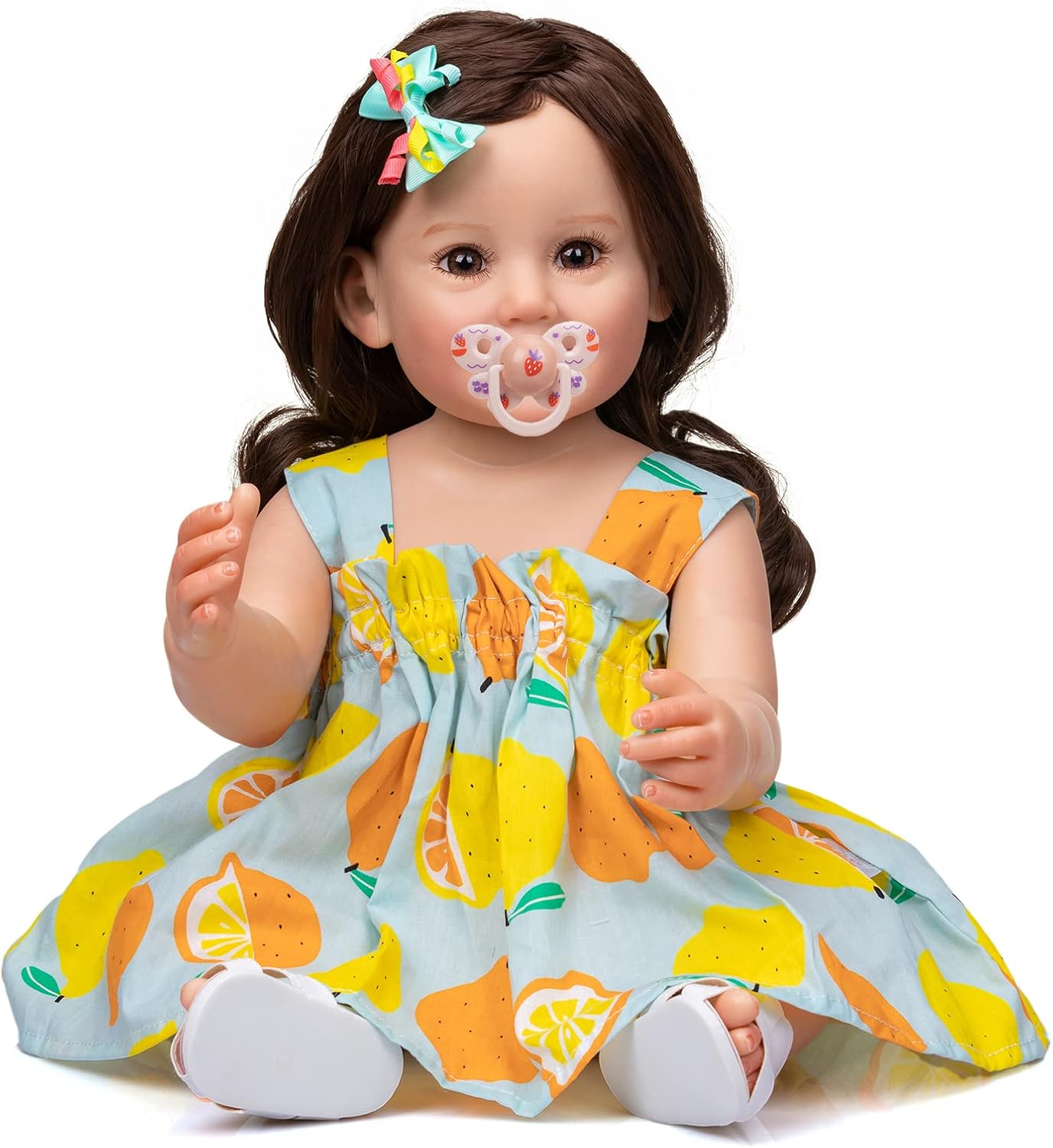 22 inch Full Body Silicone Reborn Baby Doll Girl V113871