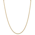 14kt Yellow Gold 24 inch Cable Chain with Lobster Clasp B680