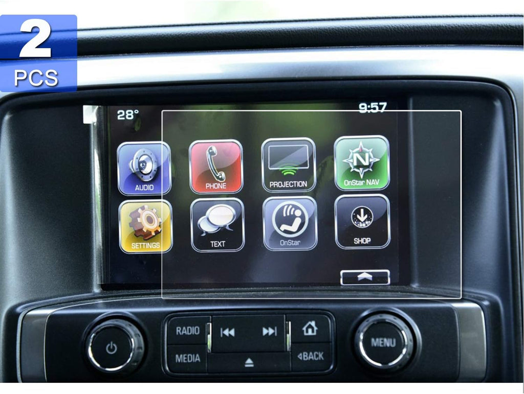 8 Inch Tempered Glass Screen Protector for Silverado MyLink Navigation B108709
