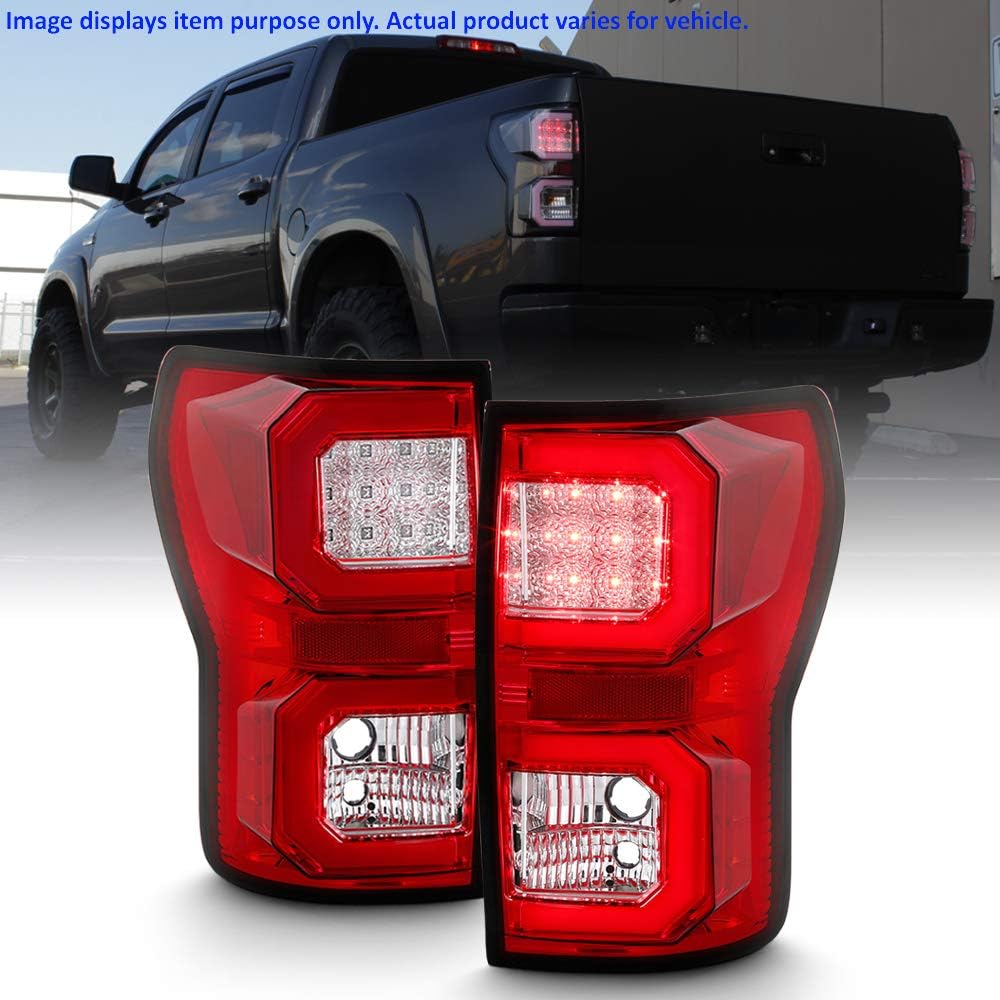 Black LED Tail Lights for Toyota Tundra L72196