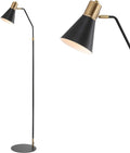 Gold Metal LED Task Floor Lamp D907395