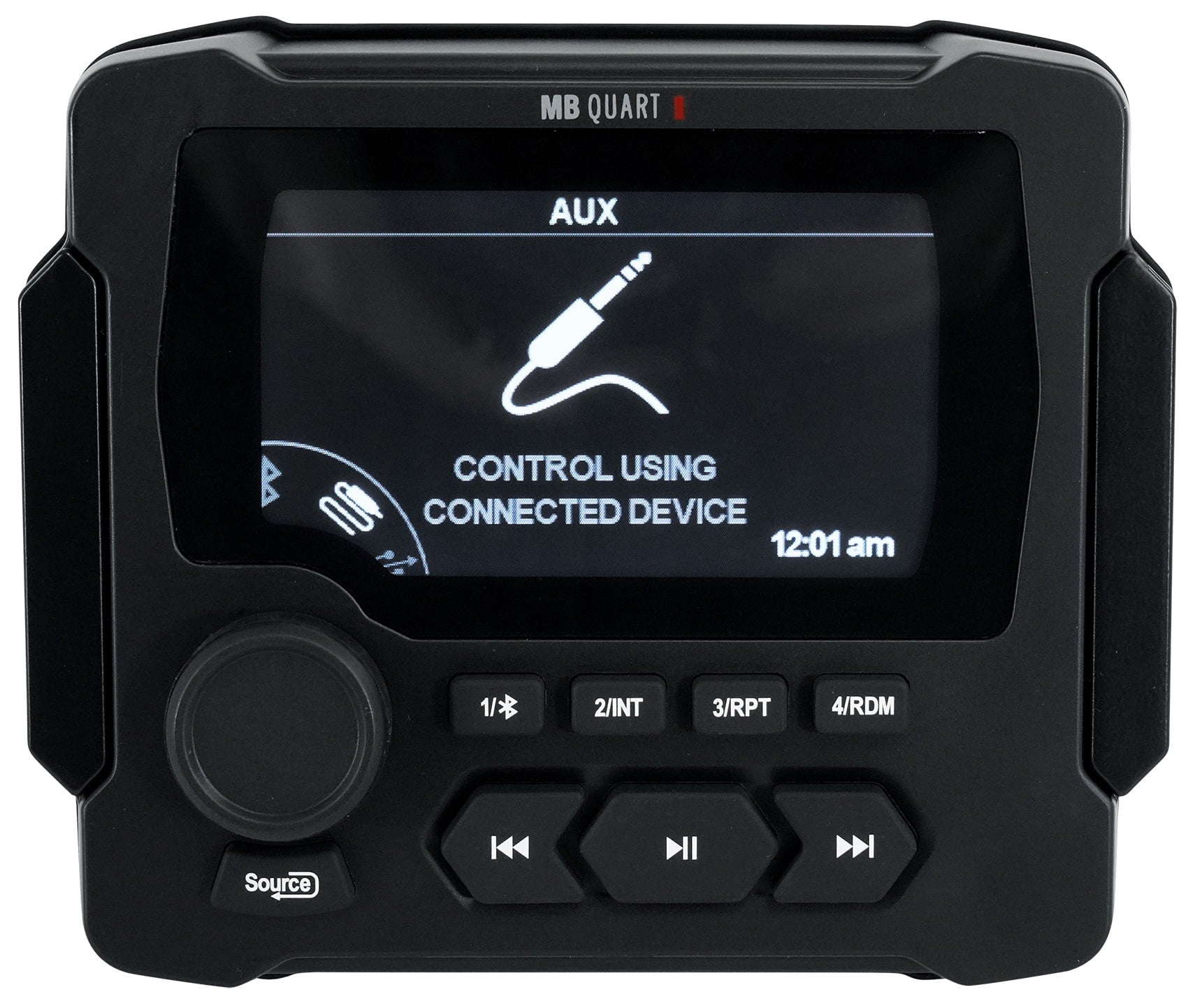 Marine Receiver with Bluetooth and 4 8" White LED Speakers V6826