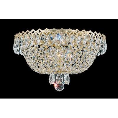 3-Light 11x22 Flush Mount Fixture Q407