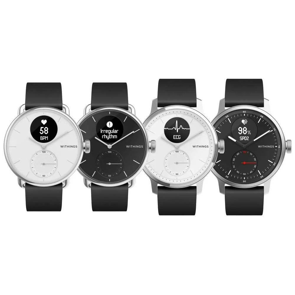 Black Stainless Steel Smartwatch 42mm V546