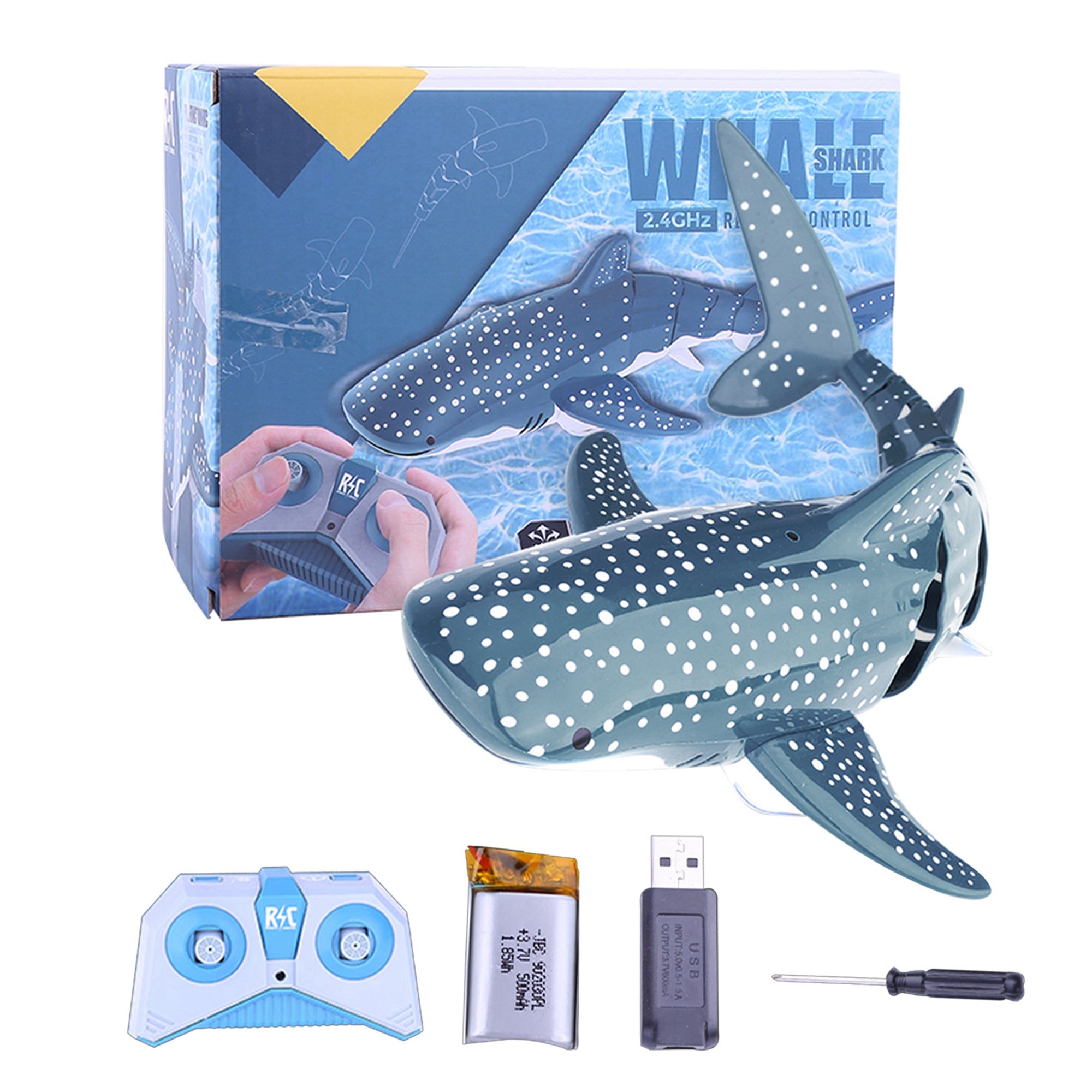 Remote Control Whale Toy Propeller Driven Three-speed R735628