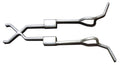 Crossmember Back Exhaust System with X-Pipe Y394