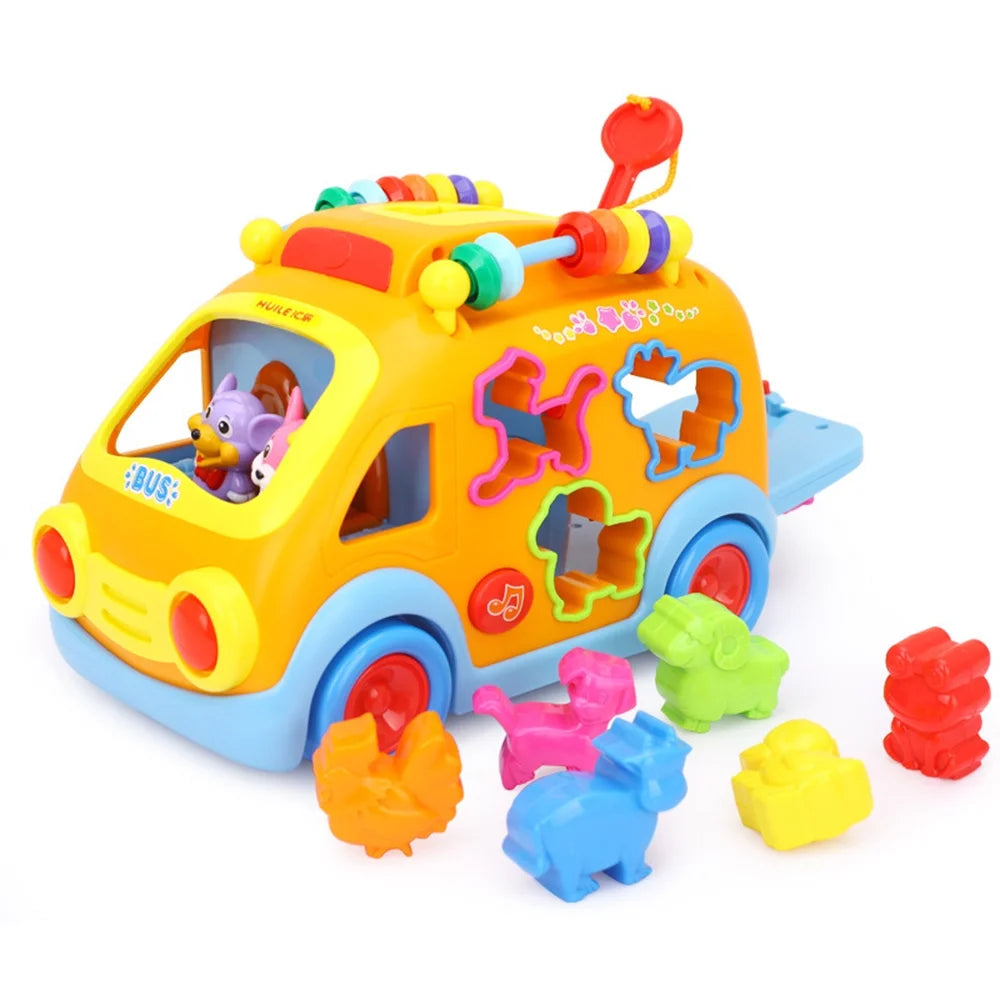 Toddler Music Bus Toy with Animal Matching K103