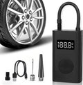 Portable 12V DC Electric Air Compressor Tire Pump Inflator with Pressure Gauge LED Light J859