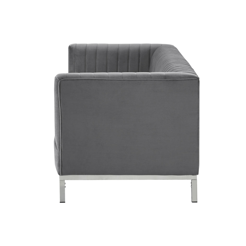 Velvet Tuxedo Sofa L692993
