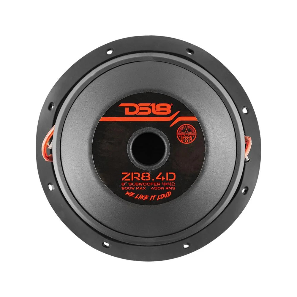 900W Peak 8" Dual 4-Ohm Car Subwoofer W348