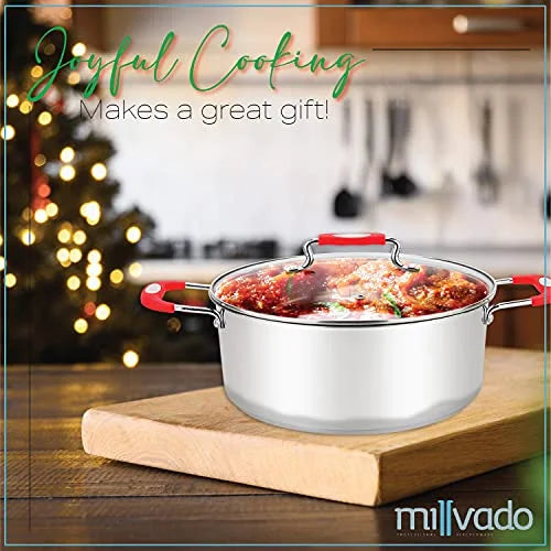 Stainless Steel Casserole Pot, 5 Quart Dutch Oven B653