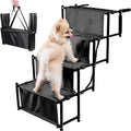 Foldable Car Dog Stairs Metal Ramp Non-Slip Pet Stairs R579