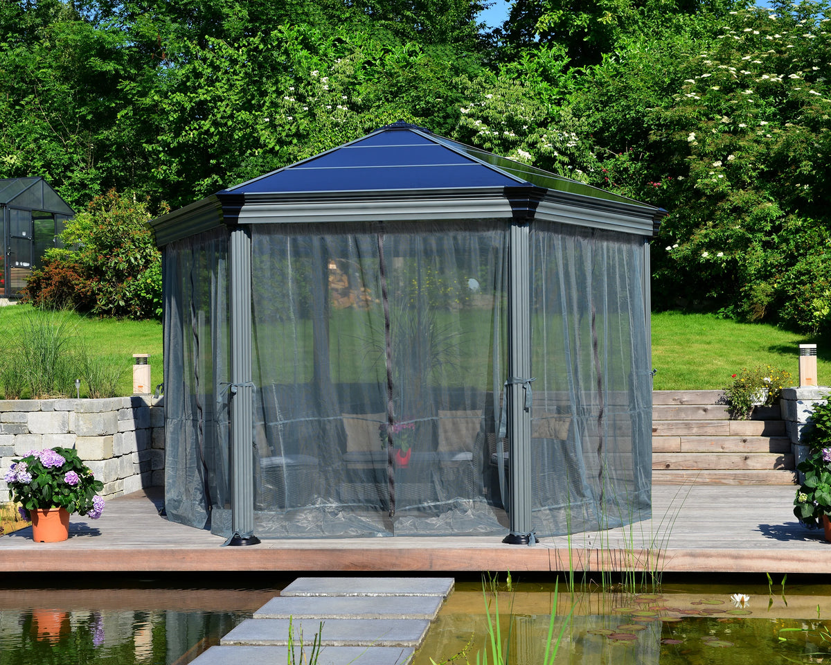 6 Piece Gazebo Netting Set C58090