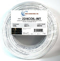 22 GA 4 Conductor Stranded Alarm Copper Wire Cable White H603