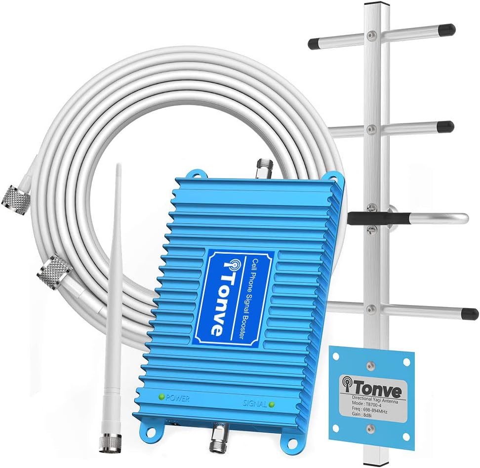 Cell Phone Signal Booster 4G LTE Band 12/17 Mobile Signal Repeater Amplifier Antenna Kits F263