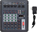 Compact 4-Channel Audio Mixer with USB Recording Interface U35441