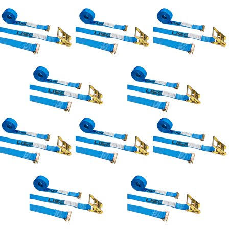 2 inch x 20' Ratchet Straps (10 Pack) R312