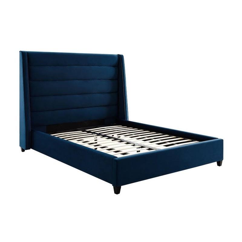 Blush Velvet Bed Twin X28881
