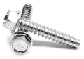 1/4-14 x 3/4 Sheet Metal Screw Hex Washer Head Type B Low Carbon Steel Zinc Plated B280848