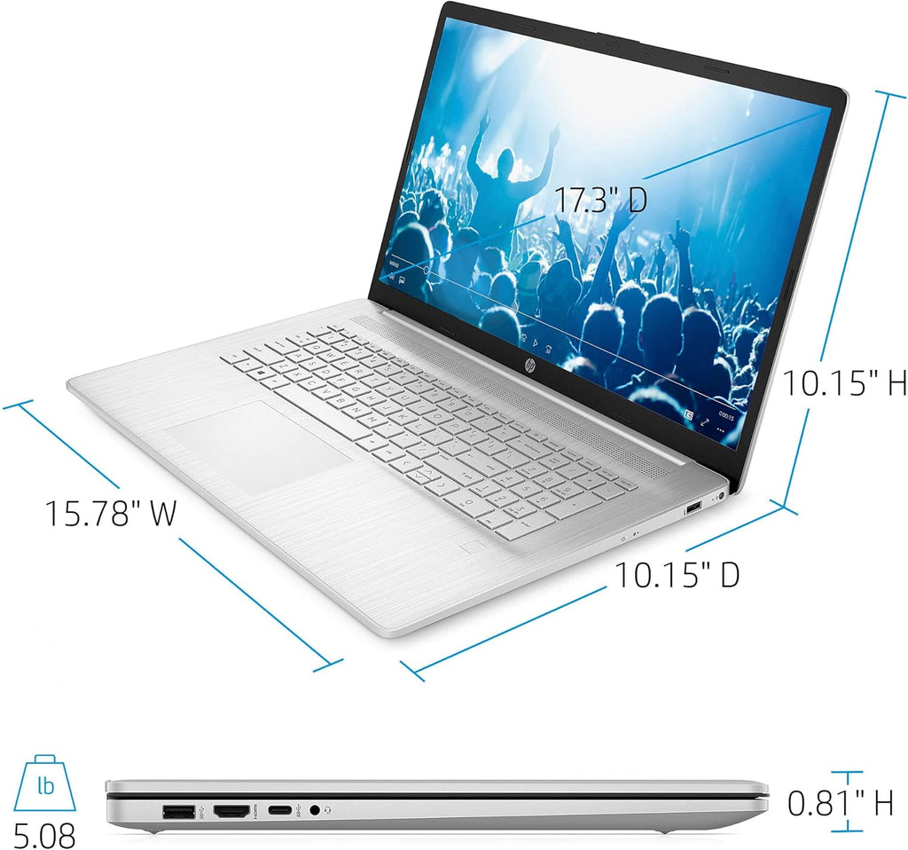 17.3" FHD Anti-Glare IPS Display 6-Core AMD Ryzen 5-5500U 16GB Ram 256GB SSD Laptop D770738