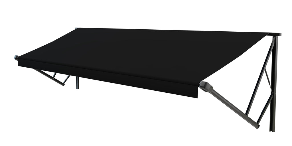 Black 17' RV Awning Roller and Fabric Assembly U809