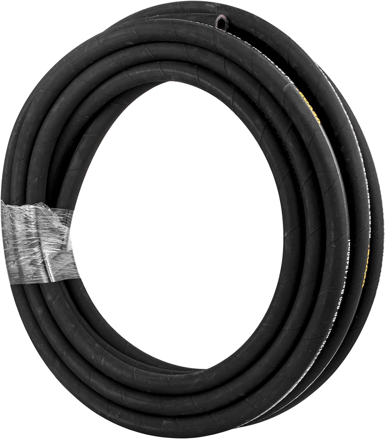 1/4 inch x 100 ft Rubber Hydraulic Hose, 5800 PSI, Pack of 2 M3458