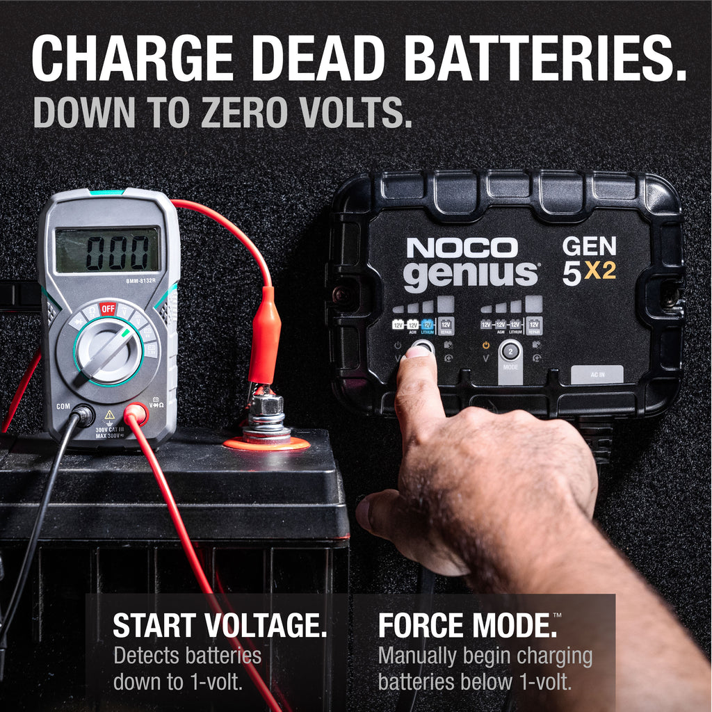 2-Bank 10A 12V Onboard Battery Charger O300067