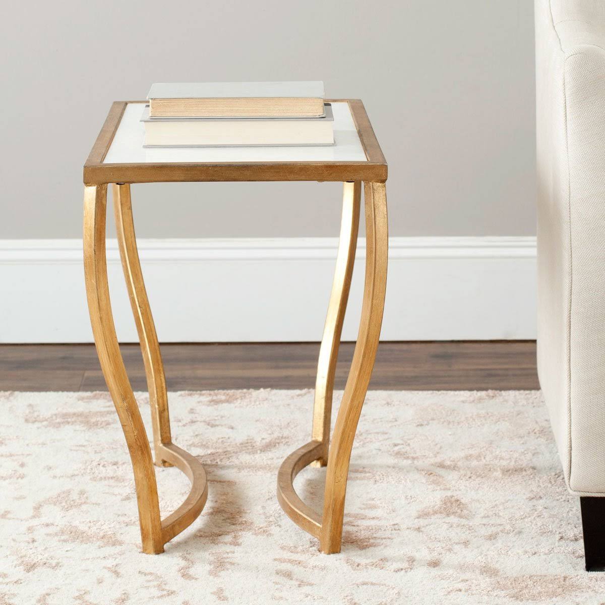 Black Gold Accent Table O443