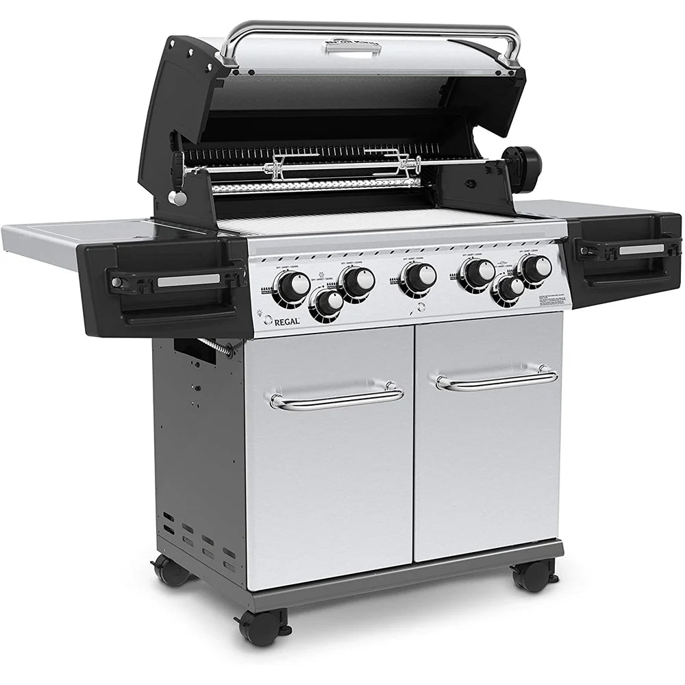 5-Burner Propane Gas Grill with Stainless Steel Grill Cover R85147