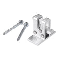 Silver Tone Universal Awning Bracket Base B7209