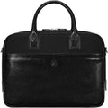 Navy Canvas & Leather 15 Inch Laptop Bag C7743