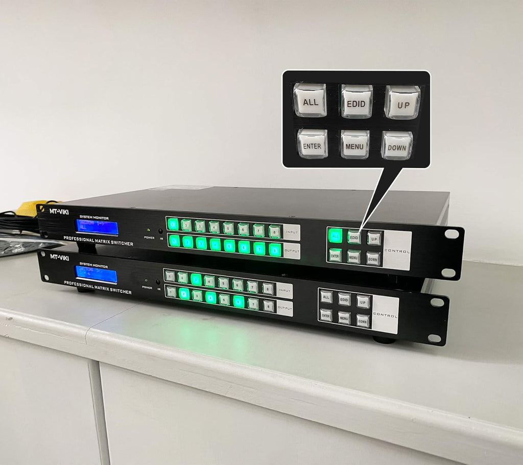 8x8 HDMI Matrix Switch 4K@30Hz with RS232 LAN Port O730